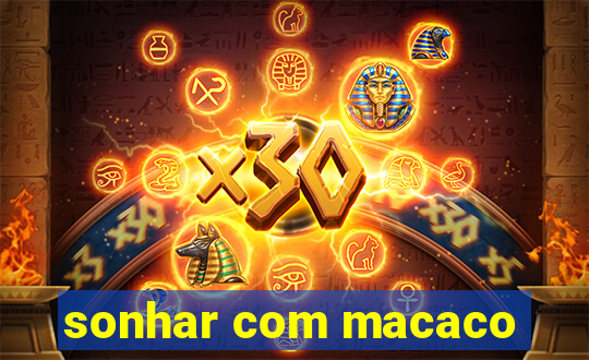 sonhar com macaco